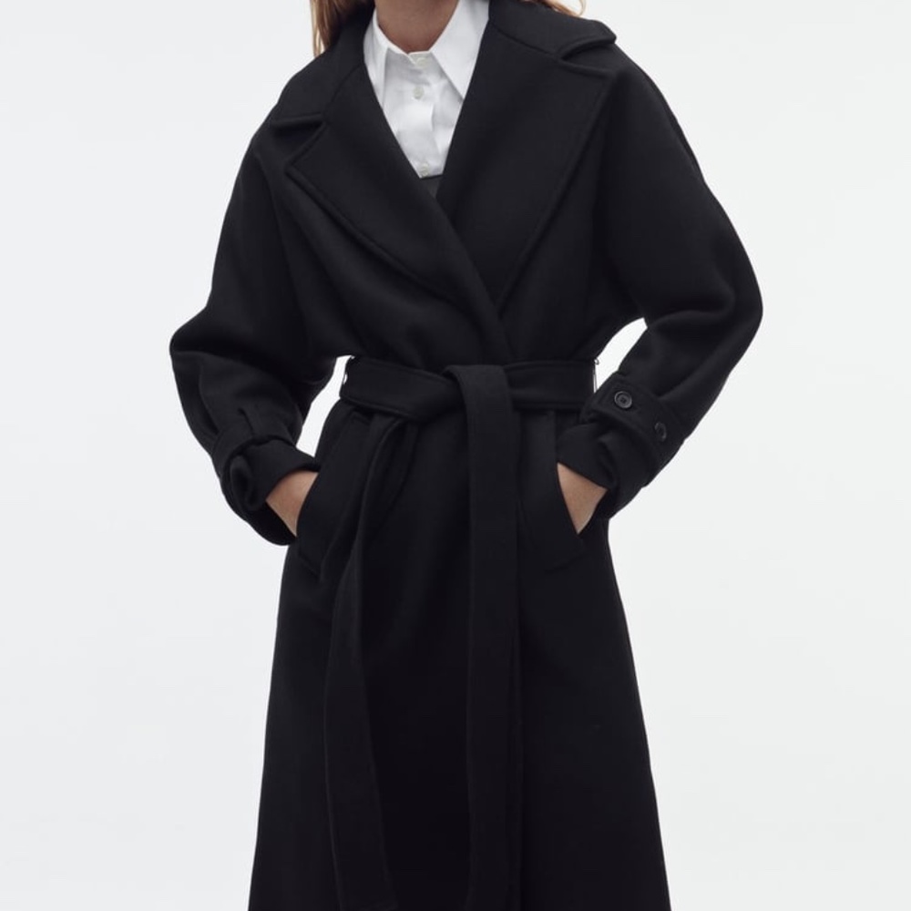 Zara wool coat- medium- nwt